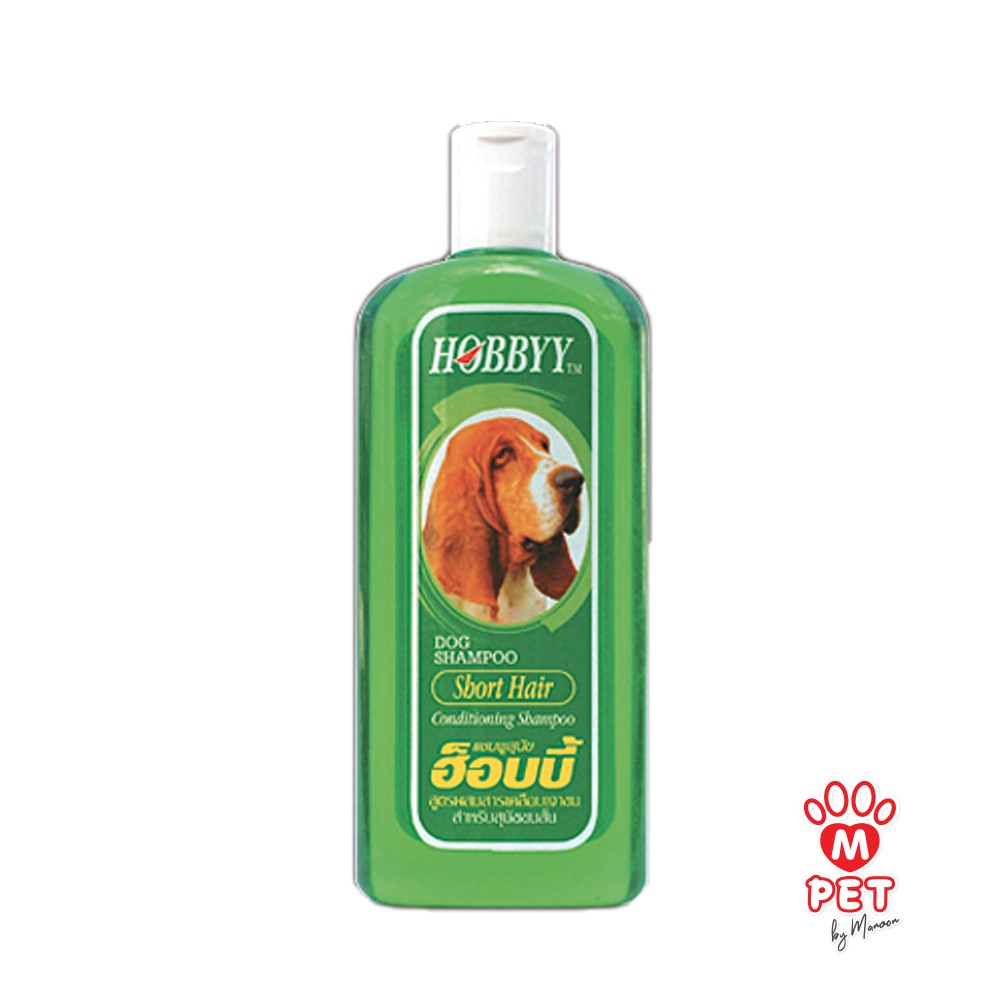 Manoon Pets Shop Hobbyy Short Hair Dog Shampoo 500 ml.